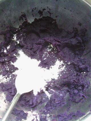 Love Glutinous Rice Food-purple Sweet Potato Dumplings recipe