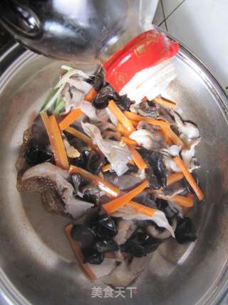 Fried Fungus with Fresh Mushrooms recipe