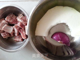 Stewed Pork Ribs with Winter Melon-----summer Home Cooking recipe