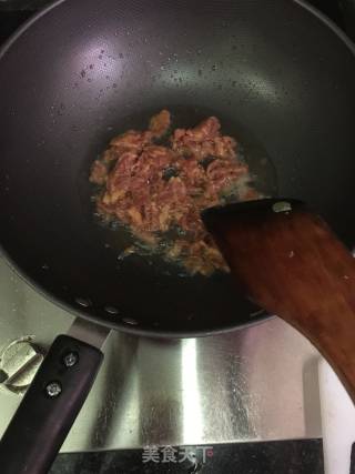 Stir-fried Pork with Garlic Moss recipe