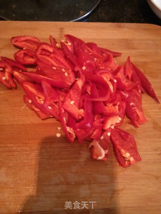 Scrambled Eggs with Red Bell Pepper recipe