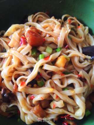 Spicy Smelt Noodles recipe
