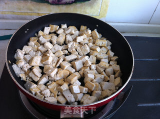 Stir-fried Tofu with Shrimp Paste and Green Onions recipe