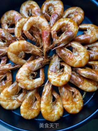 "quick Hand Meal" Stir-fried Shrimp with Mochi and Chili recipe