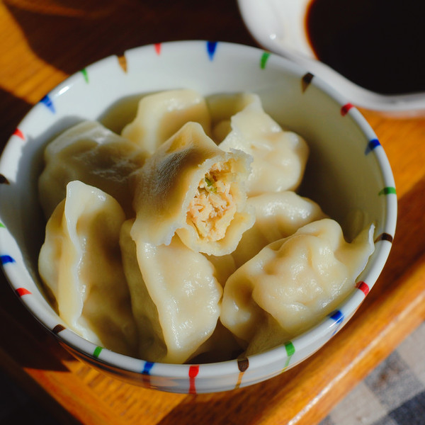 Radish Pork Dumplings recipe