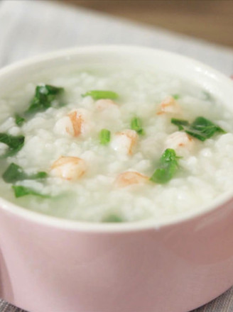 Shrimp and Spinach Congee [ms. Kong Teaches Cooking]
