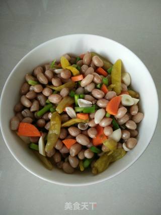 Pickled Peppers and Peanuts recipe