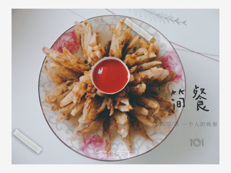 Crispy Onion Flowers recipe