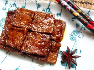 Suzhou Honey Sauce Dried Tofu recipe