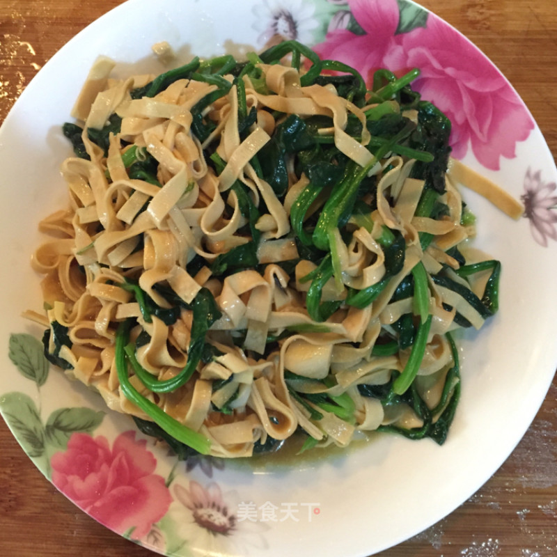 Spinach Stir-fried Fennel recipe