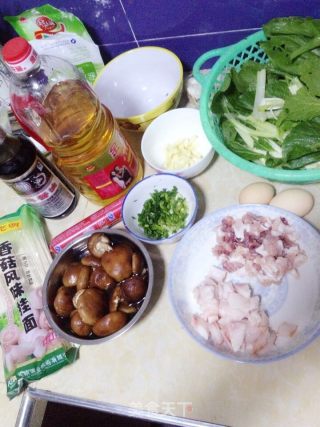 Shiitake Pork Noodles recipe