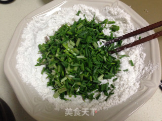 #春食野菜香# Wild Onion Rice Crackers recipe