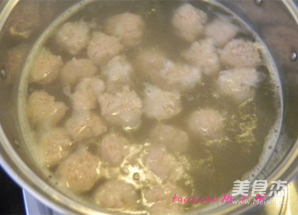 Winter Melon Boiled Meatballs recipe