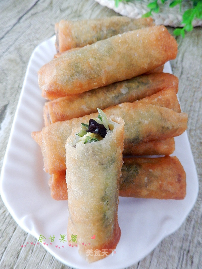 Three Fresh Spring Rolls recipe