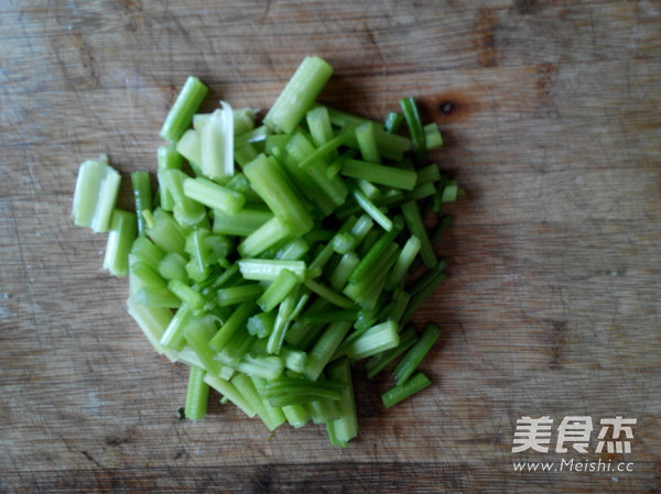 Celery Mixed with Lake Shrimp recipe