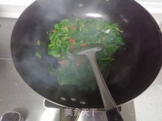 Vegetarian Stir-fried Spinach recipe