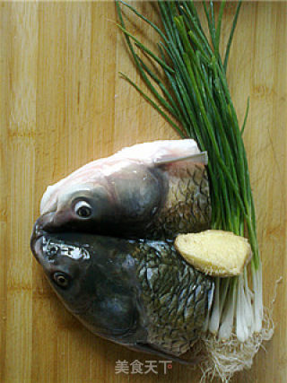 Nourishing and Puzzle Fish Head Golden Needle Soup recipe