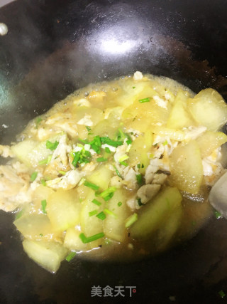 Braised Fish Floss with Winter Melon recipe