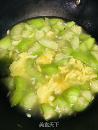 Loofah and Egg Soup recipe