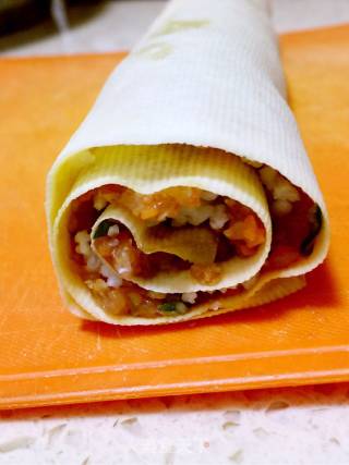Glutinous Rice Tofu Rolls recipe