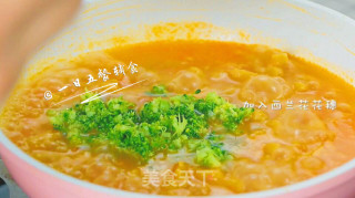 Carrot Lotus Root Ribs Noodle Noodle Baby Food Supplement, Broccoli + Tomato recipe