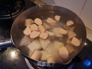 Cabbage Tofu Soup recipe