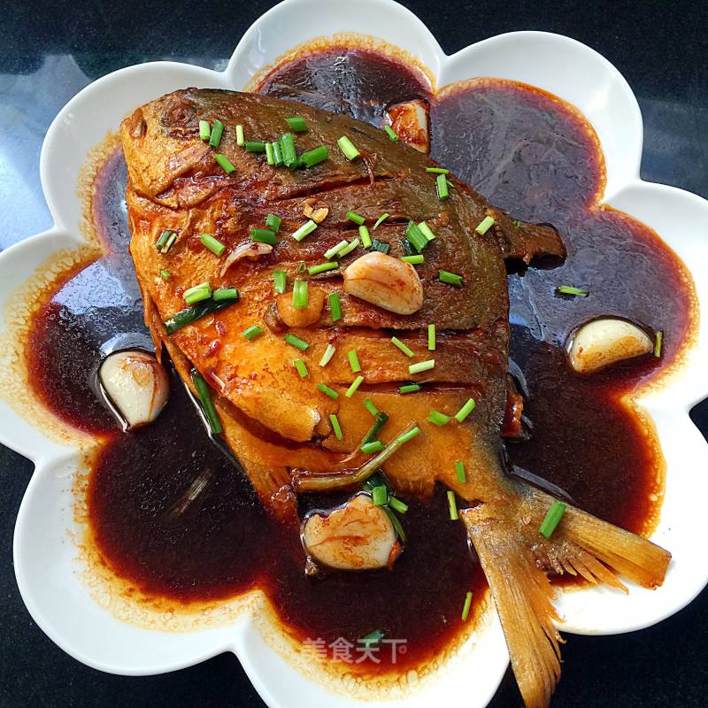 #trust之美# Braised Pomfret recipe