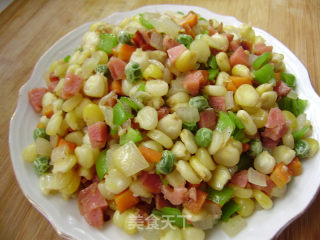Home Cooking-colorful Corn Kernels recipe