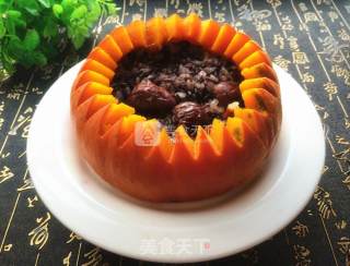 Pumpkin Sticky Rice recipe