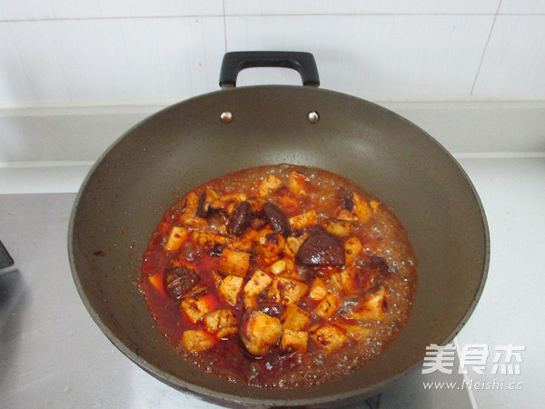 Tofu with Mushroom Minced Meat recipe