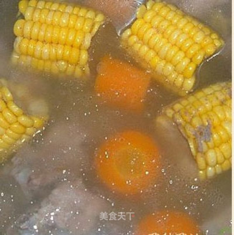 Corn Pork Ribs Soup