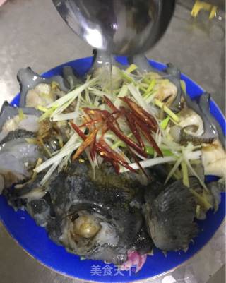 Steamed Sea Cucumber Fish recipe