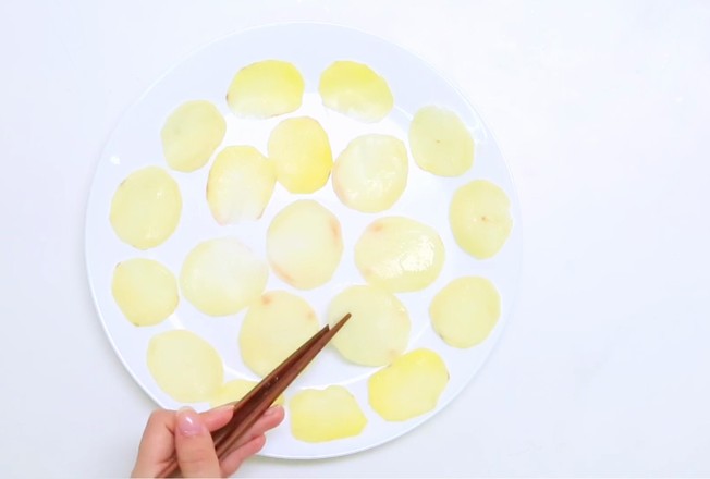 Microwave Baked Potato Chips recipe