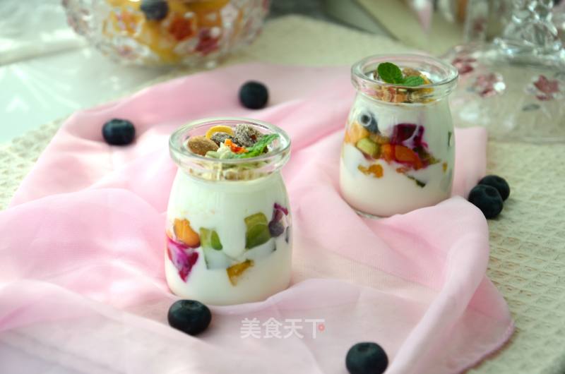 #快手饭#oatmeal Fruit Yogurt Cup recipe