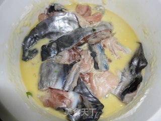 Pan-fried Spanish Mackerel Skin recipe