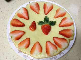 Strawberry Cake Pie Made by Rice Cooker recipe