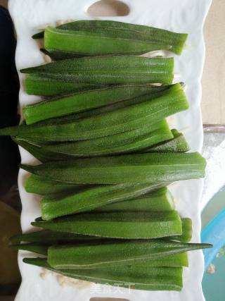 Cool Okra Enoki Mushroom recipe