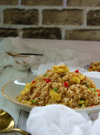 Fried Rice with Shrimp and Preserved Egg