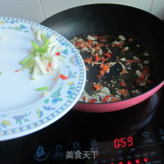 Steamed Tofu with Scallion Oil recipe