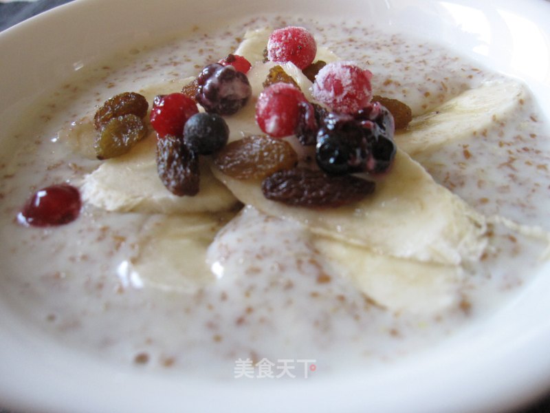 Western Breakfast-banana Milk Porridge recipe