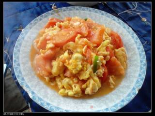 Common Dishes on The Table---tomato and Egg recipe