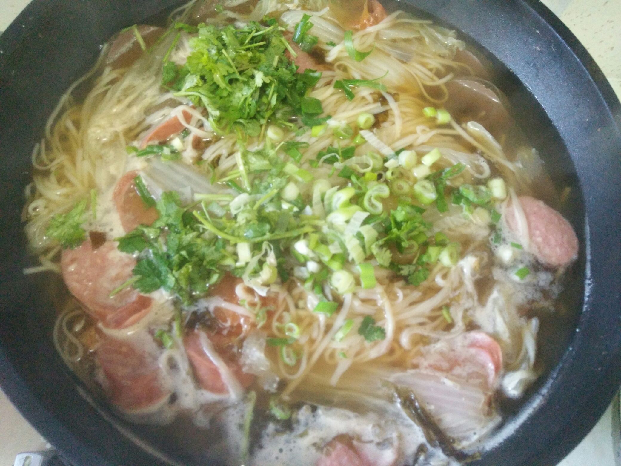 Noodles in Hot Soup recipe