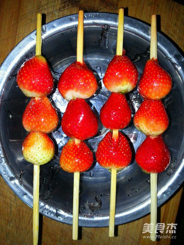 Candied Haws Strawberry Skewers recipe