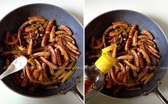 Spicy Squid Whisk recipe