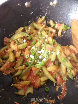 Two Eggplants Meet ------ Stir-fried Eggplant with Tomato recipe