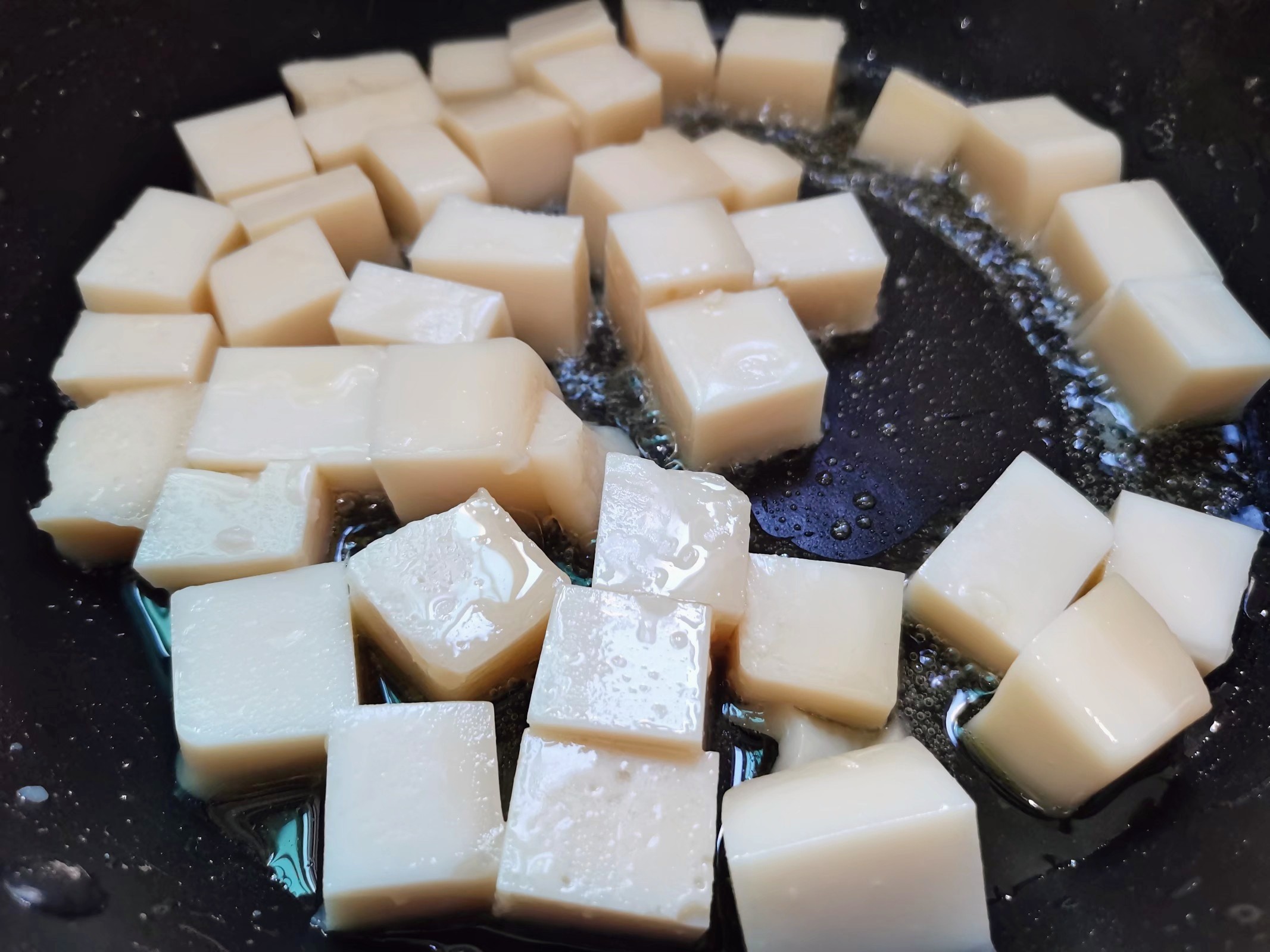 Garlic Moss. Rice Tofu Has Different Taste Buds recipe