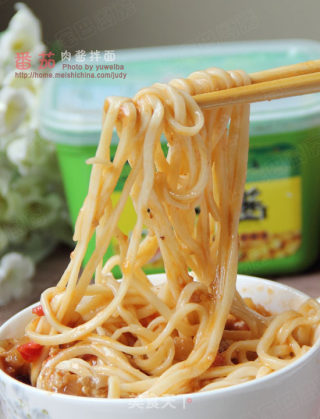 Tomato Meat Sauce Noodles recipe