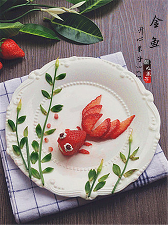 Goldfish Strawberry Arrangement recipe