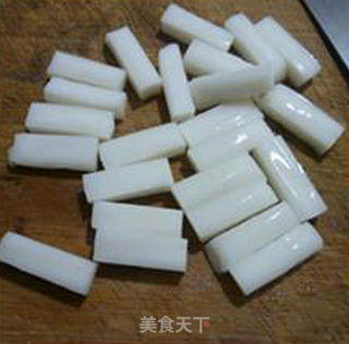 Stir-fried Rice Cake with Chopped Pepper and Egg recipe