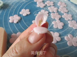 Fondant Cake---peach Blossom recipe